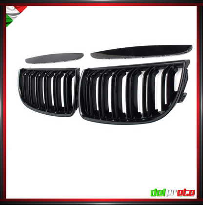 SET GRIGLIA RENI BMW SERIE 3 E90 E91 (05-09) PRE RESTYLING CALANDRA MASCHERINA