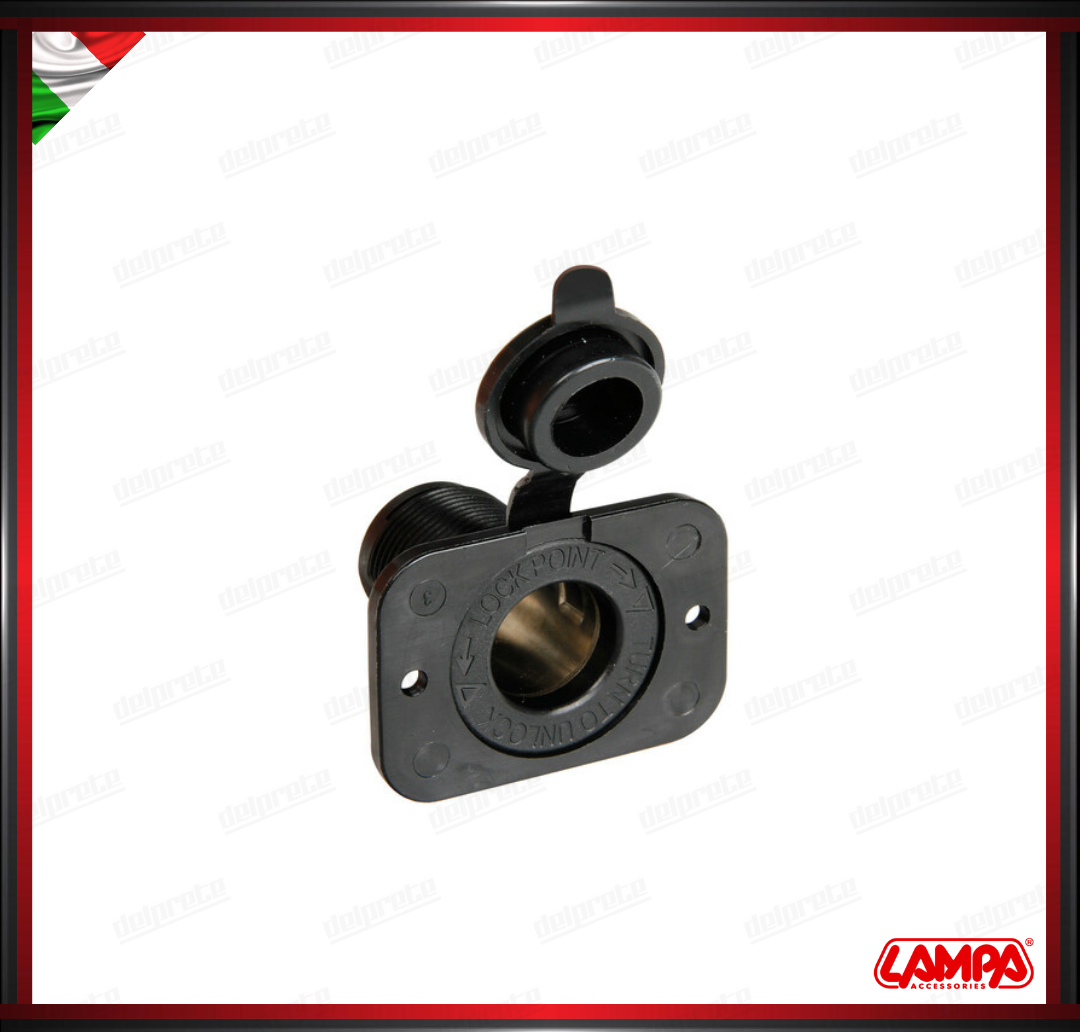 EXT-1 PRESA DI CORRENTE ACCENDISIGARI AD INCASSO LAMPA UNIVERSALE - 12/24V