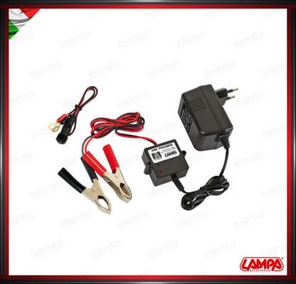 ALLENATORE AUTOMATICO PER BATTERIE 12V - 300 mA UNI TRAINER LAMPA CONNESSIONE RAPIDA