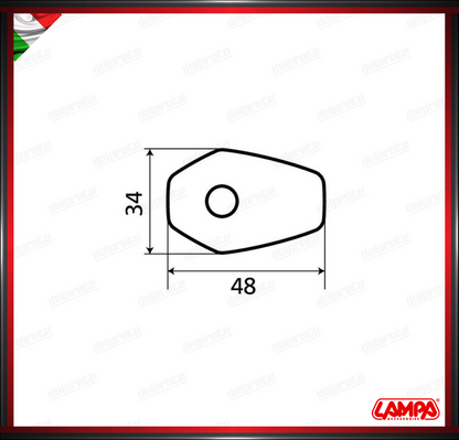 SET ADATTATORI LAMPA PER INDICATORI DI DIREZIONE FRECCE COMPATIBILE PER - SUZUKI