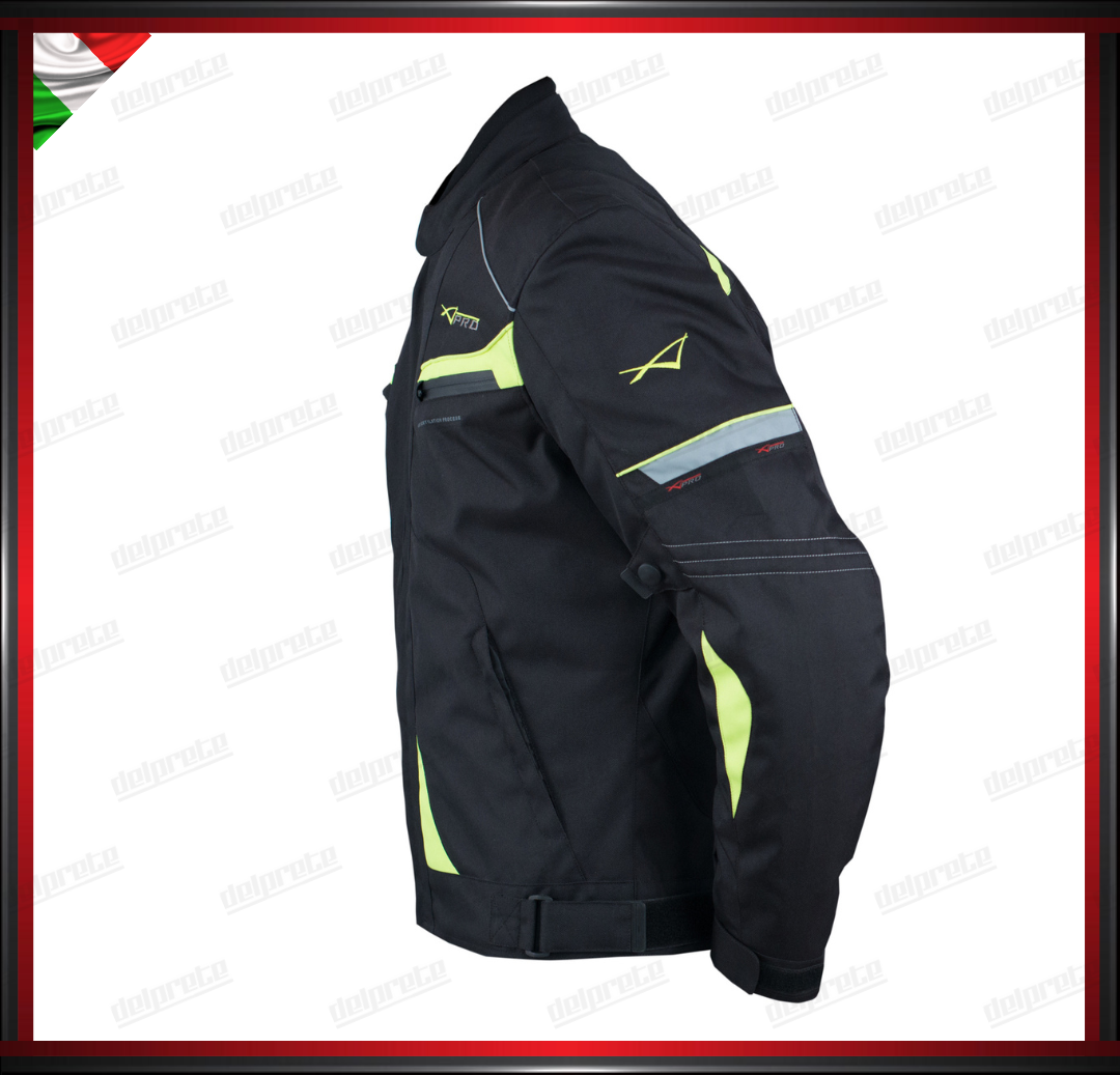 GIACCA IN TESSUTO INSERTI FLUO IMPERMEABILE E VENTILATA PROTEZIONI OMOLOGATE CE