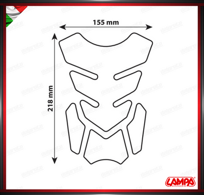 PRO TANK X2 PROTEZIONE ADESIVA PER SERBATOIO NERO UNIVERSALE LAMPA PARASERBATOIO