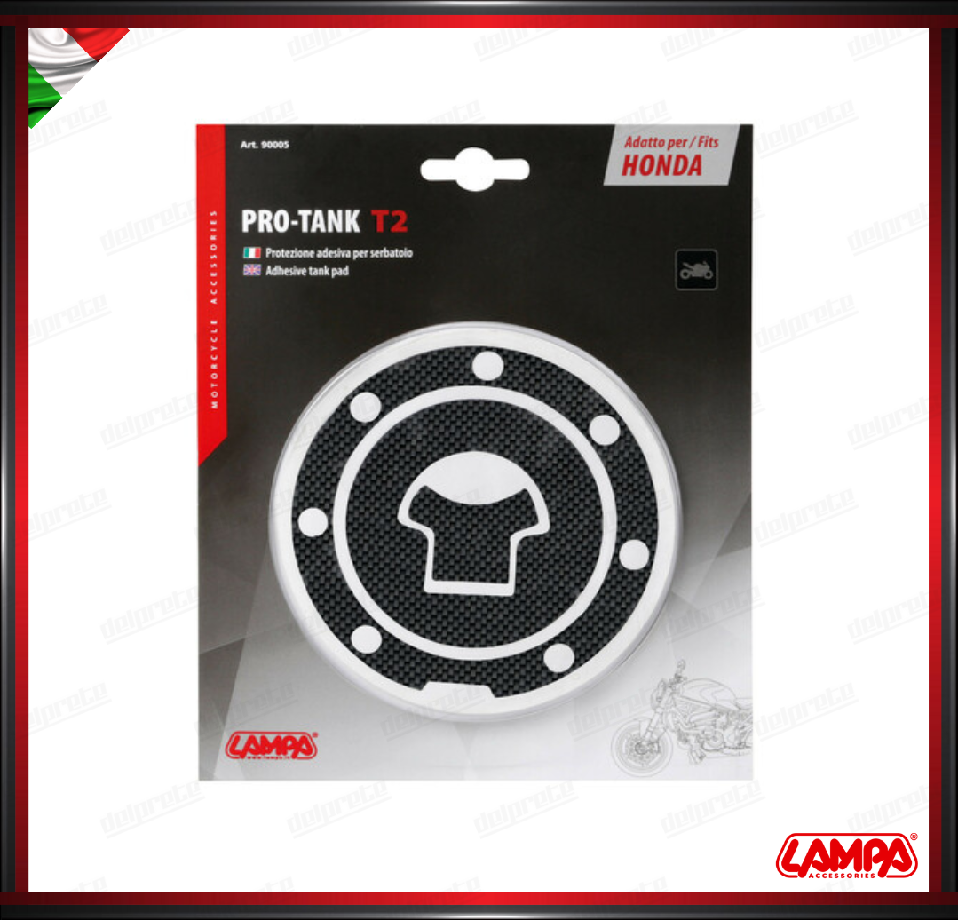 PRO TANK ADESIVO ( HONDA 7 FORI ) CARBON LOOK COPERTURA TAPPO CARBURANTE BENZINA LAMPA