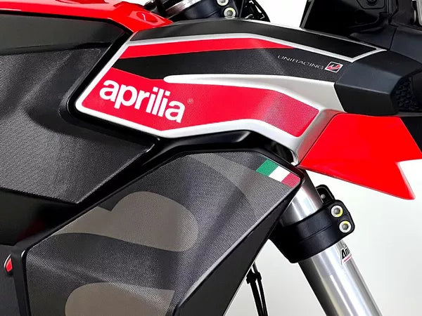 KIT ADESIVI GRASTEC GRAFICHE APRILIA TUAREG 660 - GRAFICA GRIGIO ROSSO E NERO