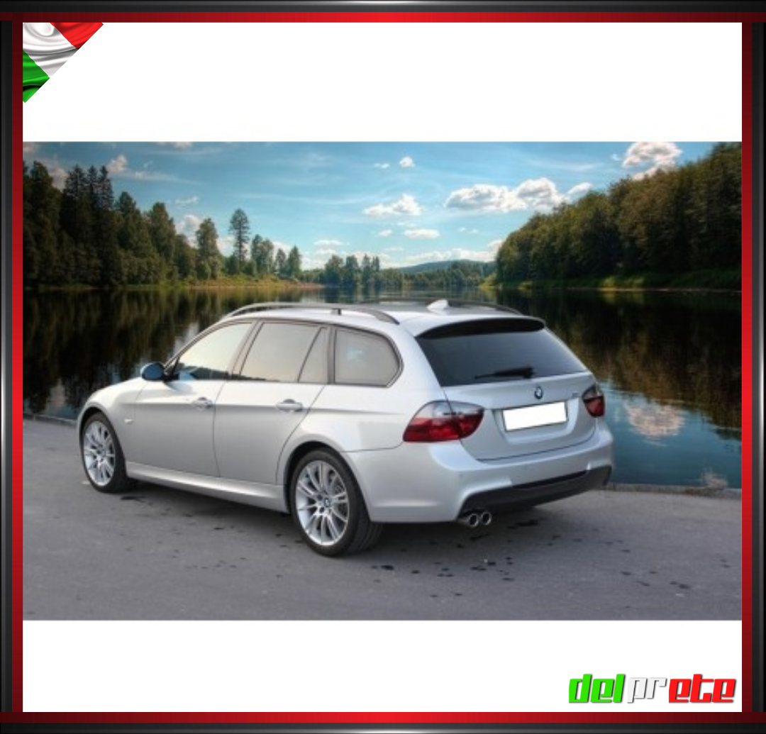 PARAURTI POSTERIORE SPORTIVO TUNING BMW SERIE 3 E90 E91 (04-11) M-SPORT TECHNIK PREDISPOSTO SENSORI