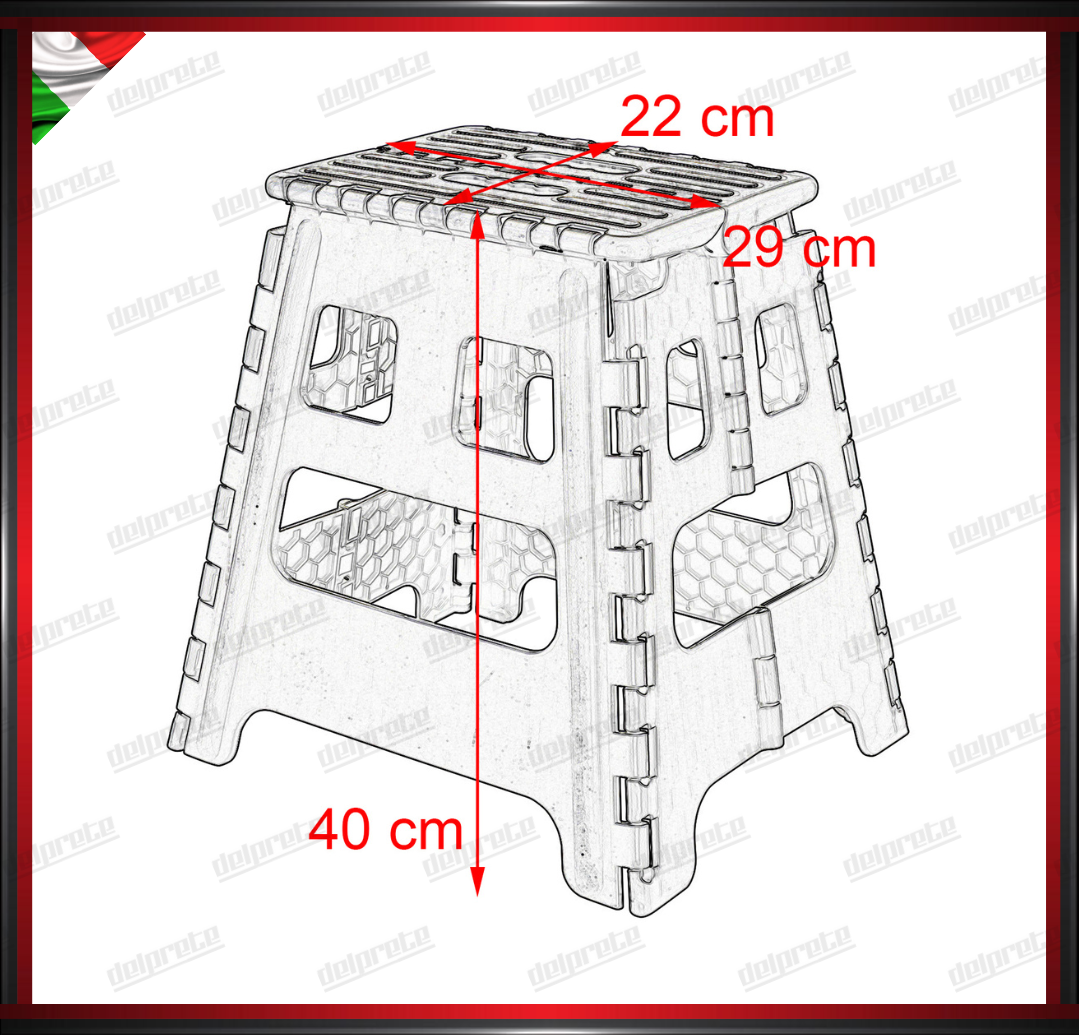 CAVALLETTO MOTO CROSS CENTRALE ENDURO OFF ROAD SUPPORTO PIEGEVOLE UNIVERSALE