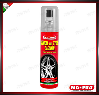 MAFRA - PULITORE CERCHI E GOMME CON SCHIUMA ATTIVA FACILE POTENTE SICURO 150ML