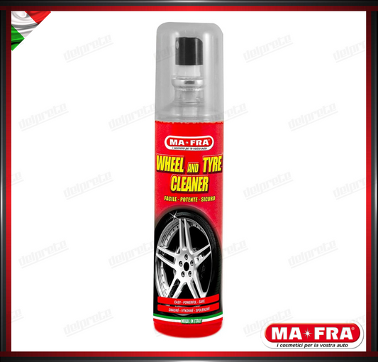 MAFRA - PULITORE CERCHI E GOMME CON SCHIUMA ATTIVA FACILE POTENTE SICURO 150ML