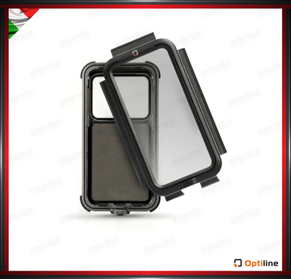 CASE CUSTODIA UNIVERSALE PER SMARTPHONE IMPERMEABILE RIGIDA SGANCIO RAPIDO DUOLOCK 78X165