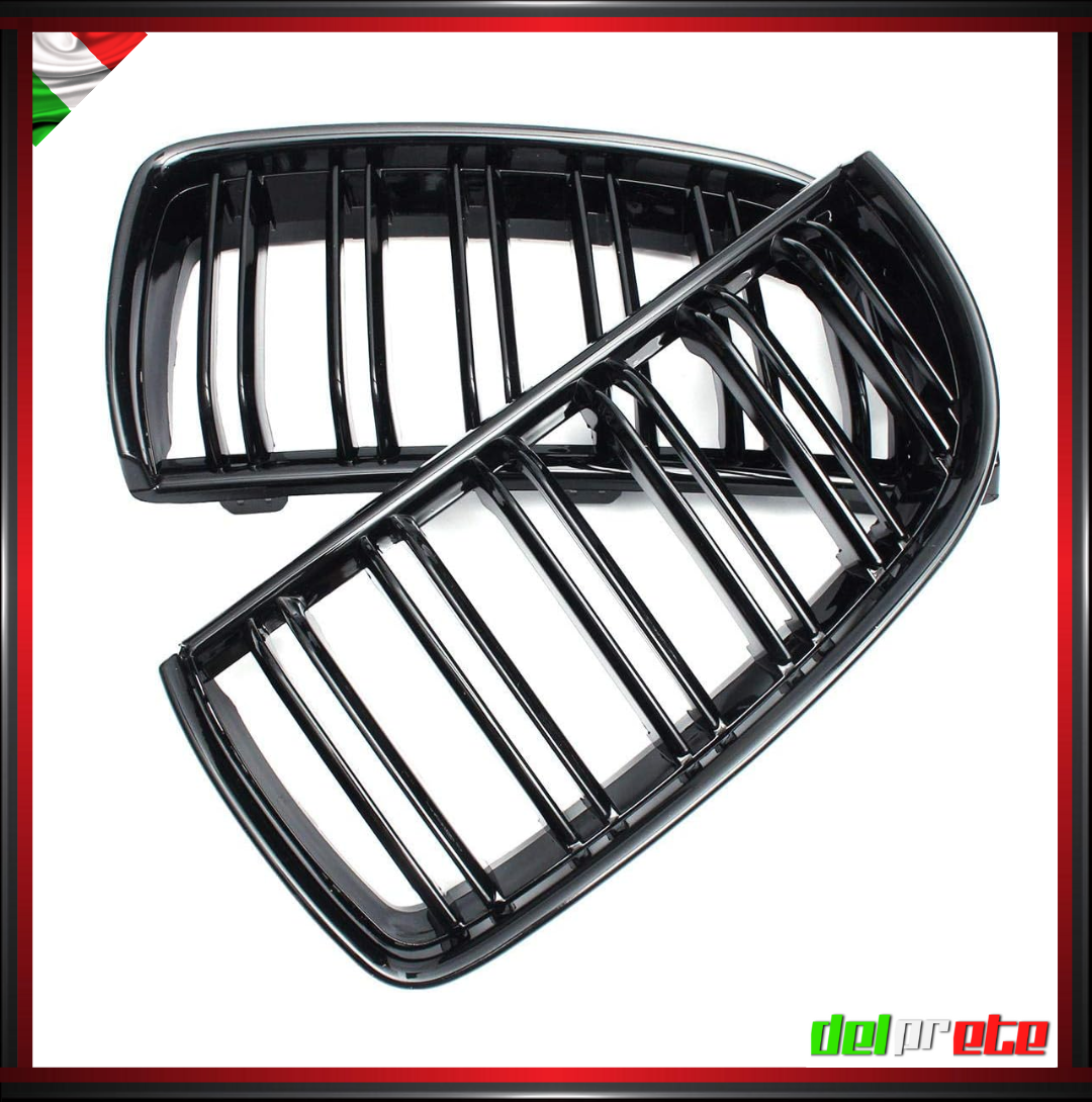 SET GRIGLIA RENI BMW SERIE 3 E90 E91 (05-09) PRE RESTYLING CALANDRA MASCHERINA