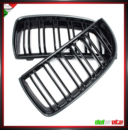 SET GRIGLIA RENI BMW SERIE 3 E90 E91 (05-09) PRE RESTYLING CALANDRA MASCHERINA