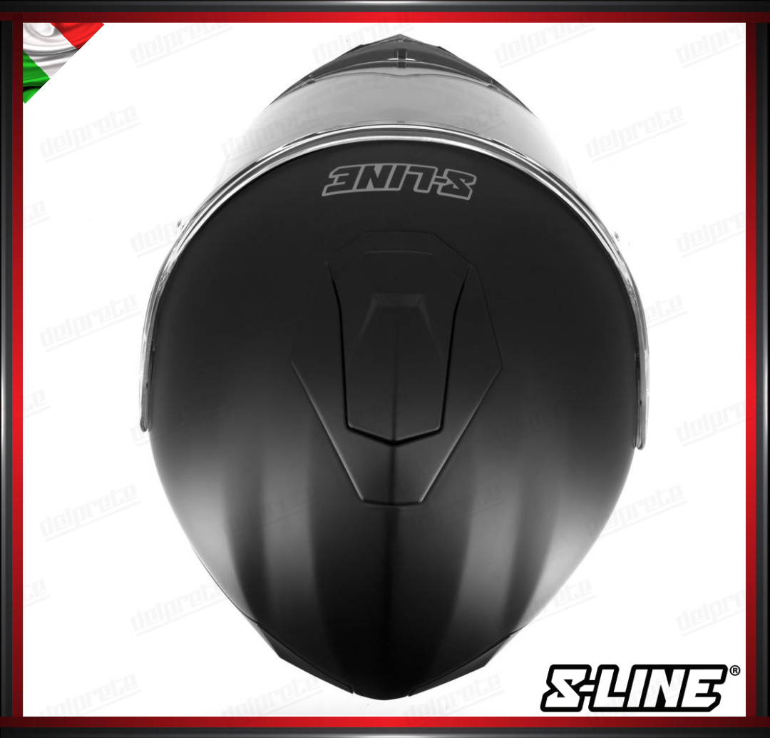 S-LINE - CASCO INTEGRALE S451 REVENGE FIBRA COMPOSITA - NERO OPACO