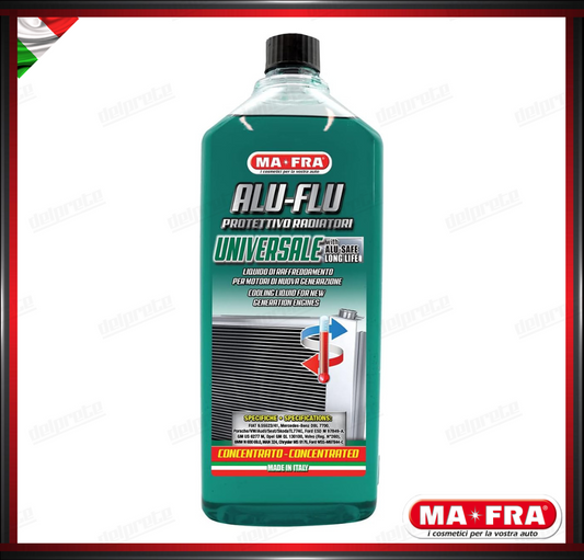 MAFRA - ALU FLU ANTIGELO PROTETTIVO VERDE PURO LIQUIDO RADIATORI 1000 ML 1LT