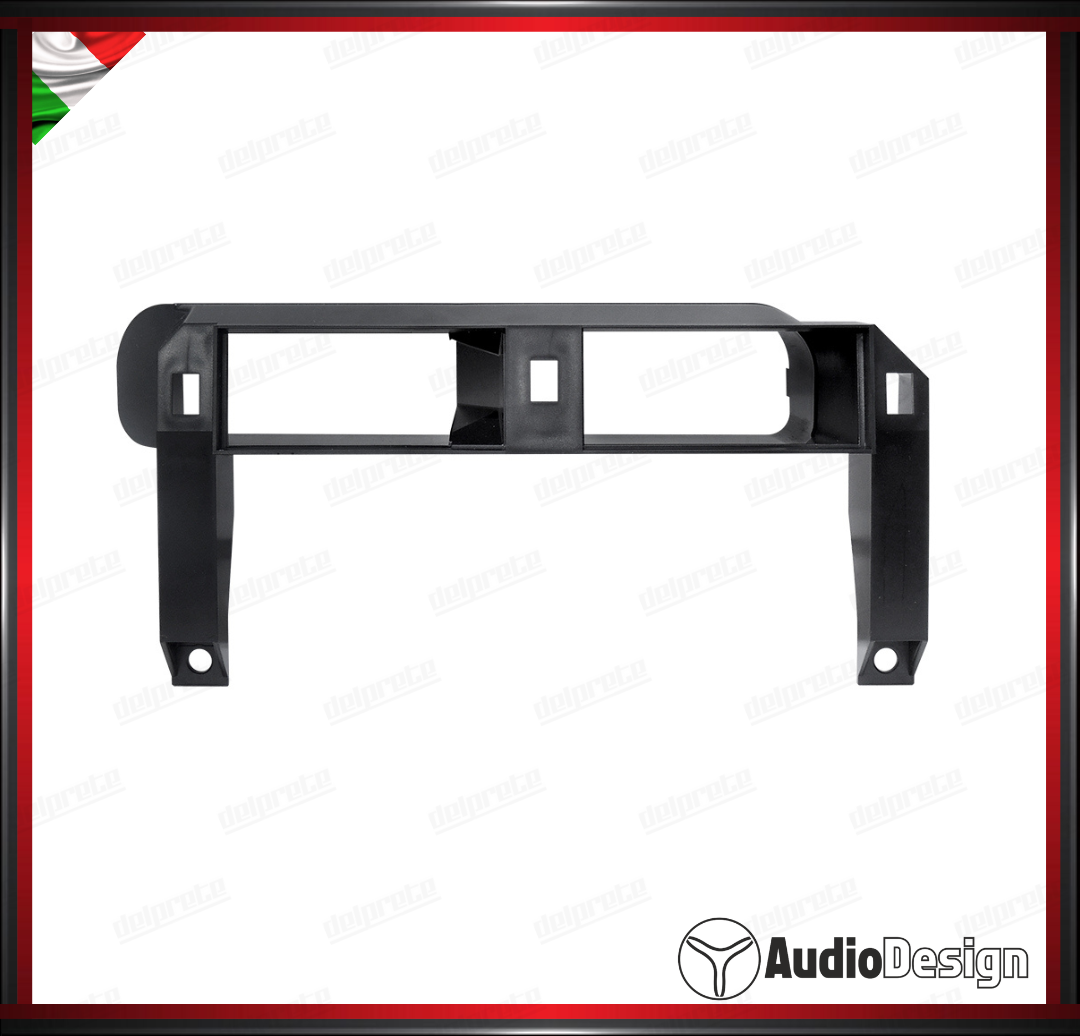 MASCHERINA 2DIN KIT MONTAGGIO AUTORADIO FIAT GRANDE PUNTO 2005>2009 METAL GRAY - AUDIODESIGN