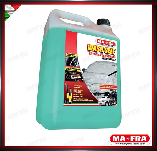 MAFRA - WASH SELF DETERGENTE SCHIUMOGENO 5000 ML PER LANCIA IDROPULITRICE