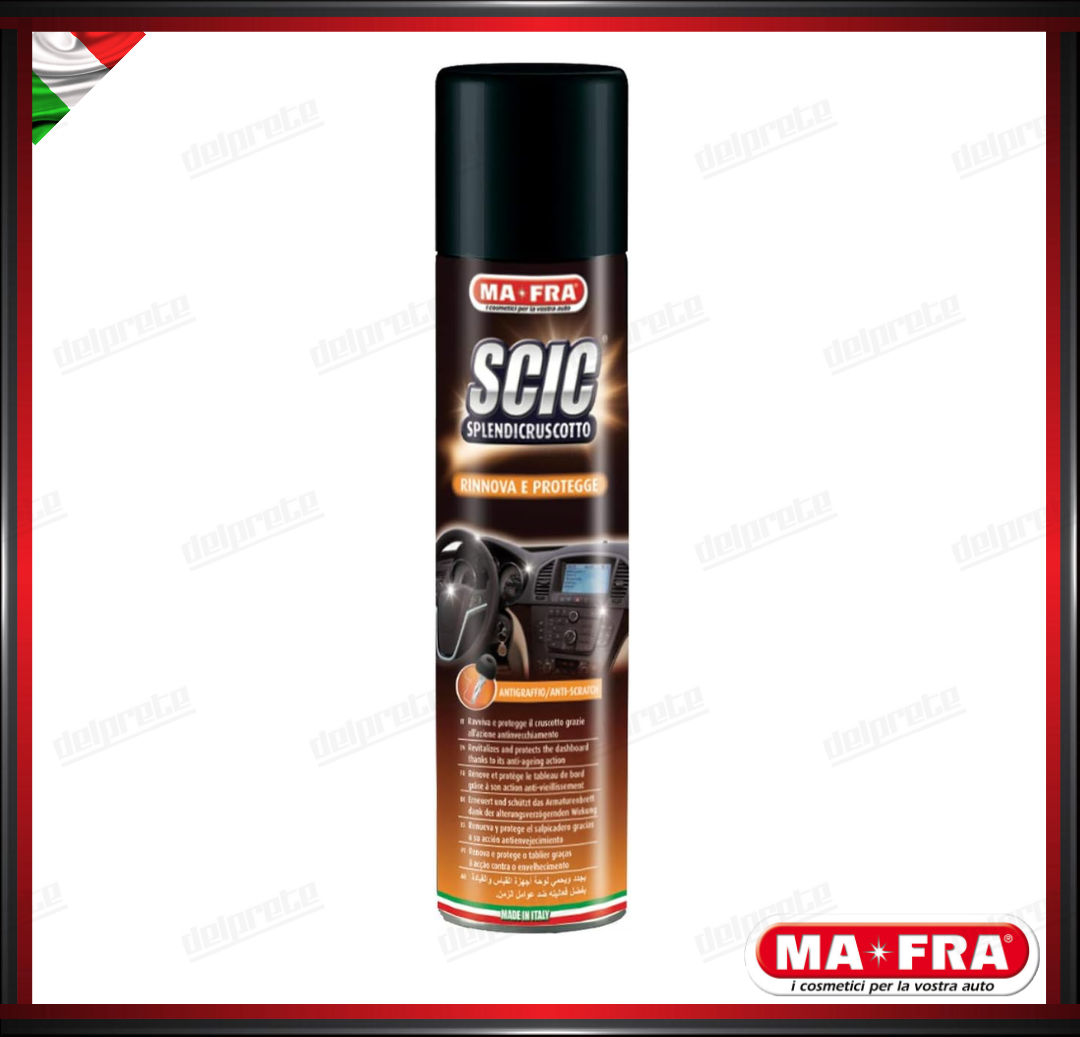 MAFRA - SCIC ORANGE SPRAY SPLENDICRUSCOTTO ANTISTATICO RINNOVA PULISCE PROTEGGE 600 ML