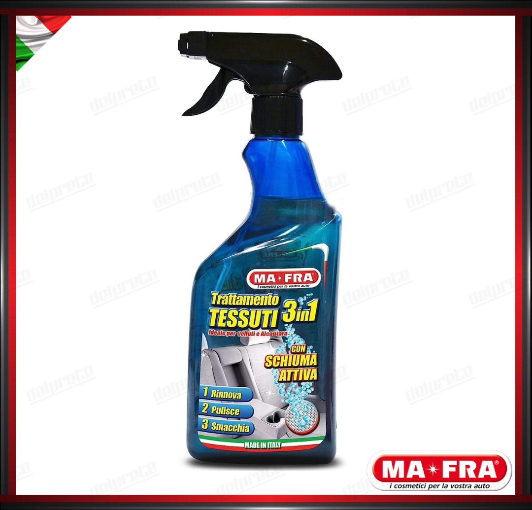 MAFRA - TRATTAMENTO TESSUTI 3 IN 1 VELLUTI E ALCANTARA AUTO CAMPER 500 ML