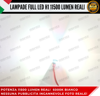 KIT LED LAMPADE FENDINEBBIA H1 BIANCO 6000K 11500 LUMEN CANBUS NO ERRORE