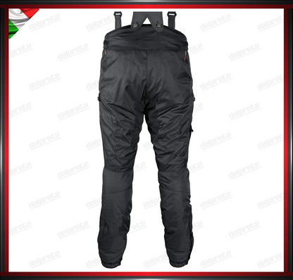 PANTALONI IN TESSUTO DONNA NERO 3 STRATI CORDURA IMPERMEABILE TERMICO SFODERABILE