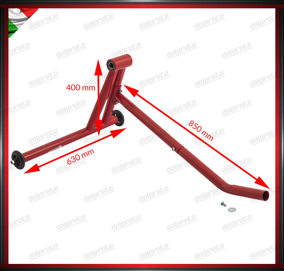 CAVALLLETTO ALZA MOTO POSTERIORE MONOBRACCIO CON PERNO DA 40.7 MM PER MV DUCATI