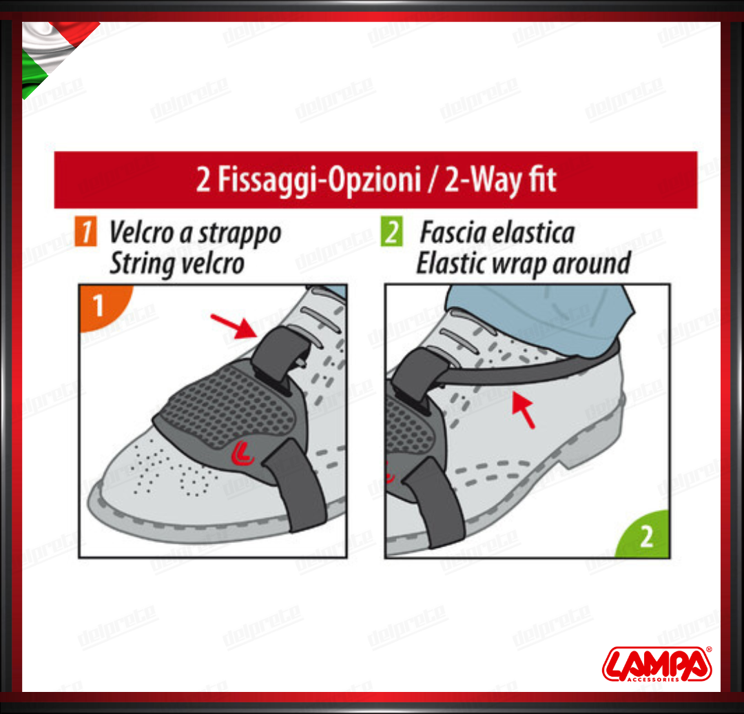 SHOE PROTECTOR SALVA SCARPA COPRISCARPE PER CAMBIO MOTO PROTEZIONE - LAMPA