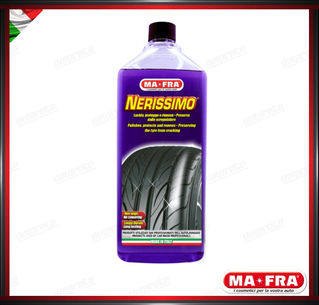 MAFRA - NERISSIMO NERO GOMME LUNGA DURATA PULISCE LUCIDA RIAVVIVA 1000ML