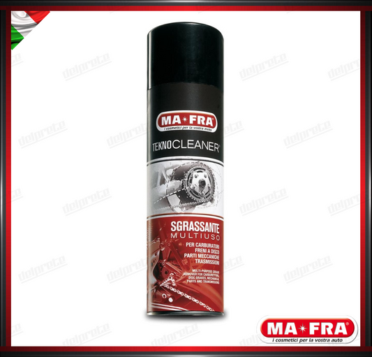 MAFRA - TECNOKLEANER SGRASSANTE MULTIUSO SPRAY 500ML PARTI MECCANICHE FRENI CARBURATORI TRASMISSIONI