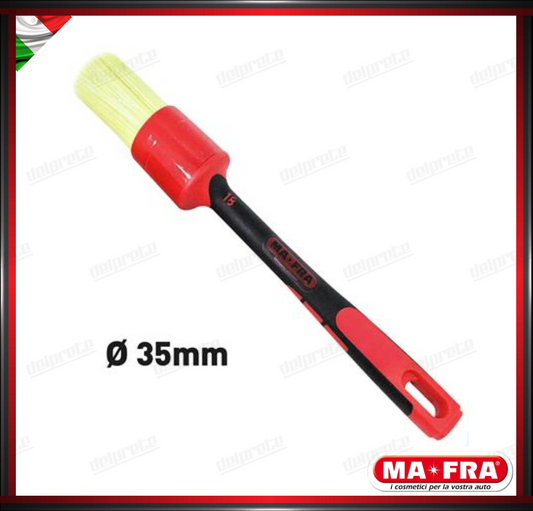 MAFRA - PENNELLO 35mm LIME BRUSH CAR DETAILER PULIZIA INTERNO ESTERNO AUTO MOTO