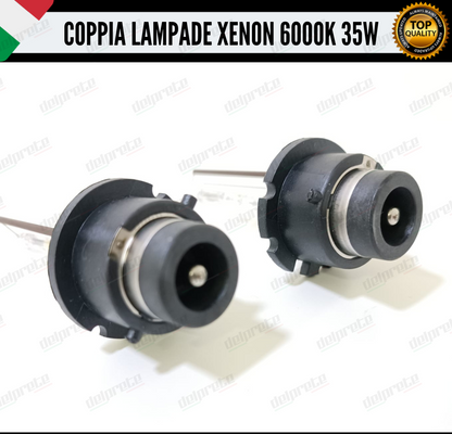 X2 COPPIA LAMPADE D2S XENON FARI BI-XENON LUCE 6000K BIANCO GHIACCIO 35W CANBUS