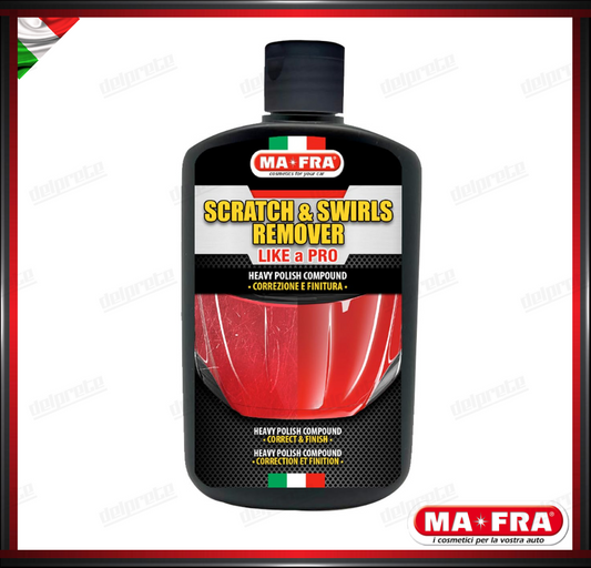 MAFRA - POLISH SCRATCH E SWIRL REMOVER DUAL PASTA POLISH RIMOZIONE DIFETTI 250 ML