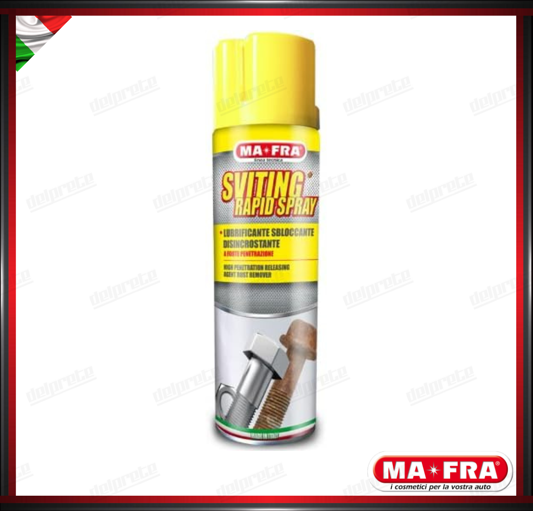 MAFRA - SVITING RAPID SPRAY SUPER SBLOCCANTE VITI E BULLONI DISINCROSSANTE AD ALTA EFFICIENZA 500ML