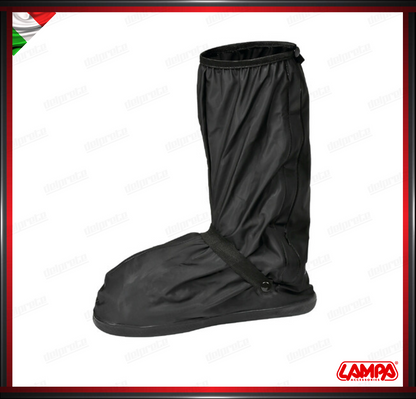 WHATERPOOF SHOE COVERS COPRISCARPE ANTIPIOGGIA NERO XL 44/45 - LAMPA