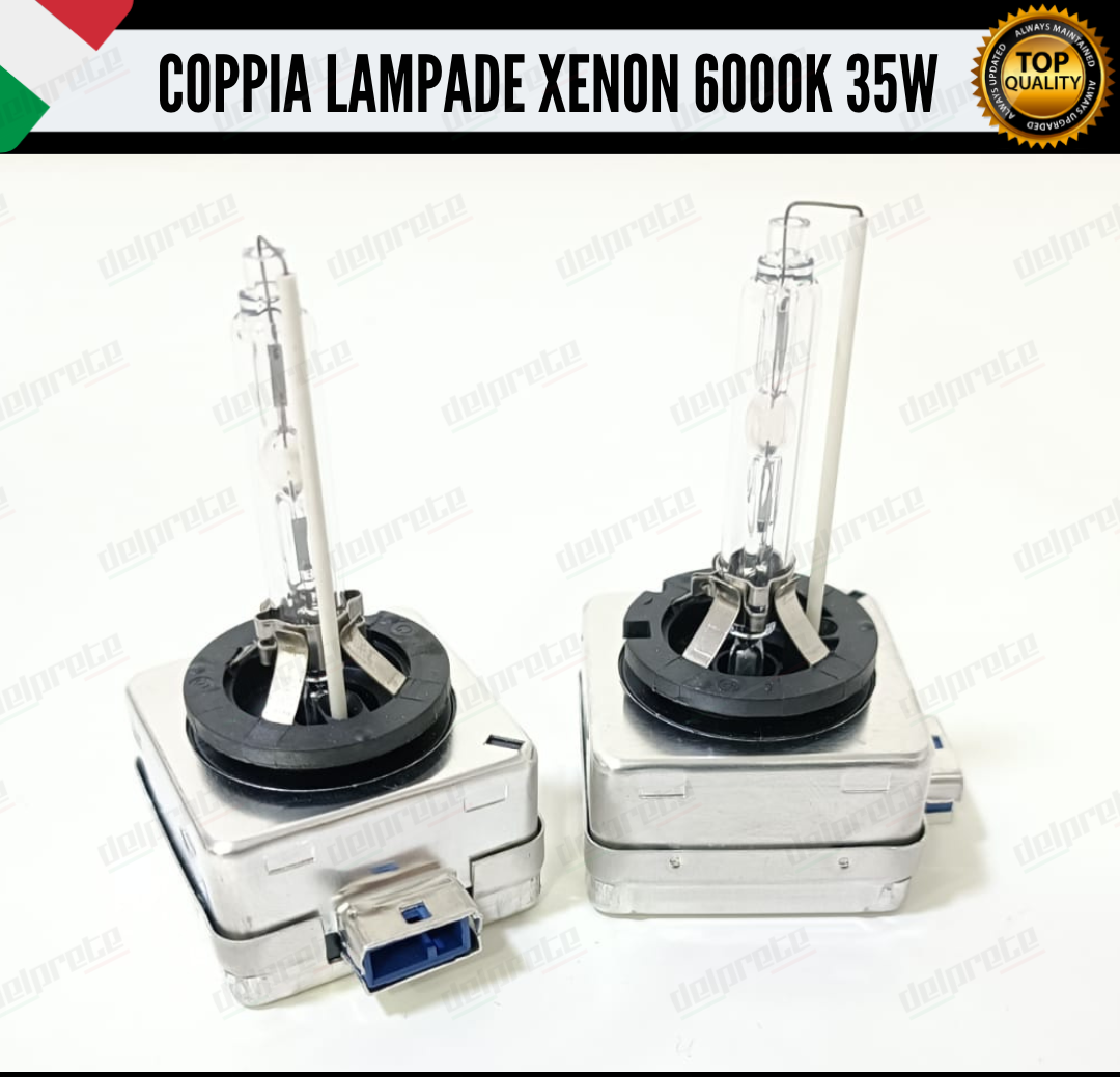 XENON D8S X2 LAMPADE XENON BI-XENON 6000K BIANCO GHIACCIO FARI XENON BI-XENO