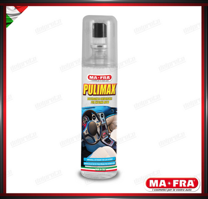 MAFRA - PULIMAX DETERGENTE INTERNI PULITORE UNIVERSALE TESSUTI PLASTICHE PELLE 150ML