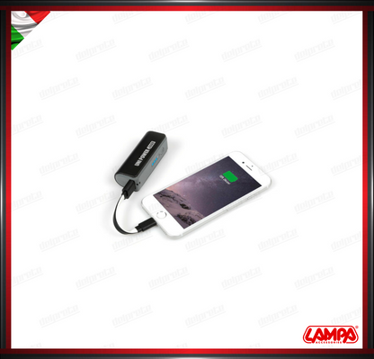 UNI-POWER 2600 MAH POWER BANK CON CAVO UNIVERSALE APPLE MICRO USB