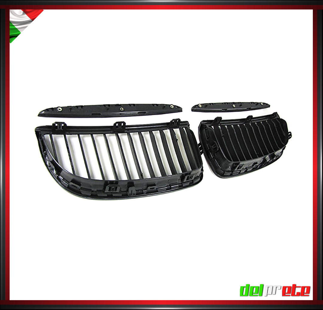 GRIGLIA RADIATORE RENI NERO OPACO BMW SERIE 3 E90 E91 05-08 SPORTIVO PERFORMANCE