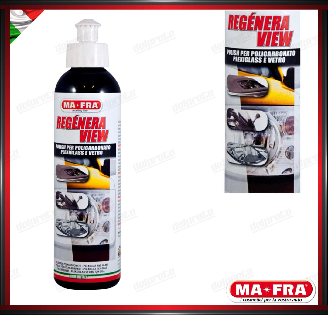 MAFRA - REGENERA WIEW RIGENERANTE FARI POLICARBONATO POLISH HEADLIGHTS 250ML