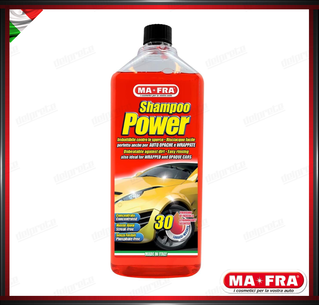 MAFRA - SHAMPOO POWER SGRASSANTE CONCENTRATO 1L AUTO MOTO 1000ML