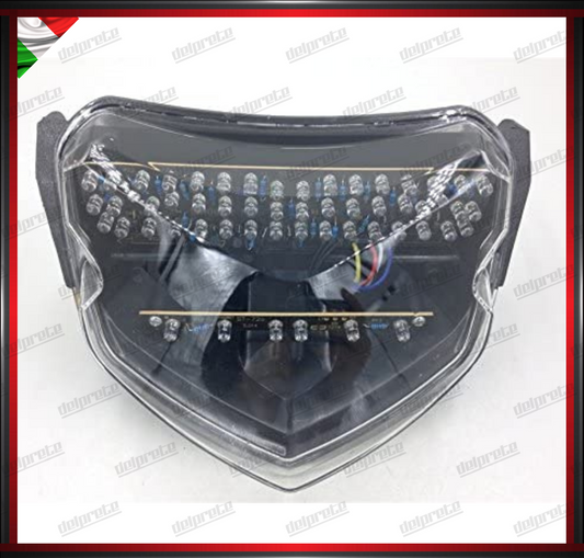 STOP FARO POSTERIORE LED SUZUKI GSXR 600 750 DAL 04 AL 05 BIANCO CON LUCE ROSSA