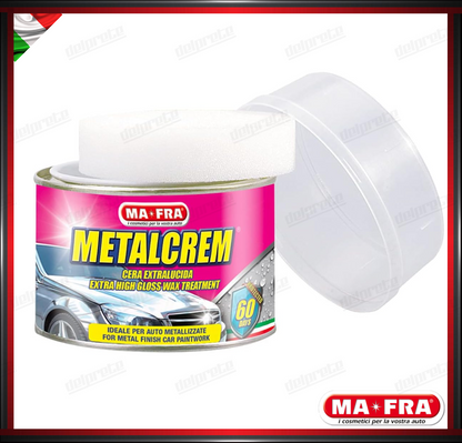 MAFRA - METAL CREM CERA EXTRALUCIDA LUCIDANTE IDEALE PER VERNICI METALLIZZATE 250 ML