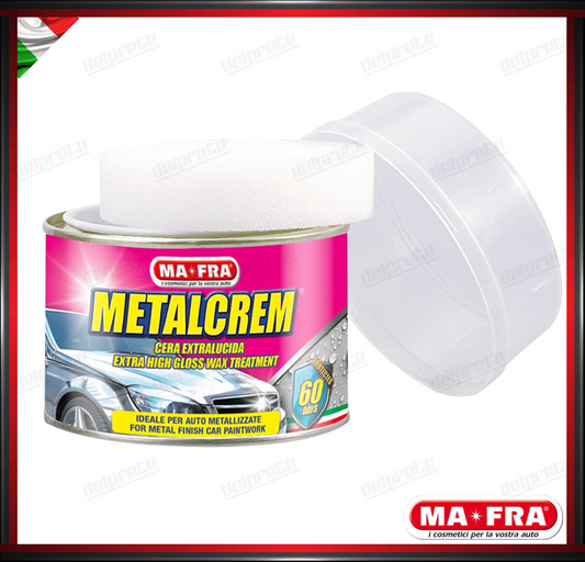 MAFRA - METAL CREM CERA EXTRALUCIDA LUCIDANTE IDEALE PER VERNICI METALLIZZATE 250 ML