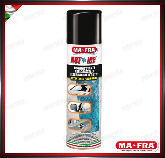 MAFRA - NOT ICE SPRAY DEGHIACCIANTE PER VETRI E SERRATURE RIMUOVI GHIACCIO 300ML