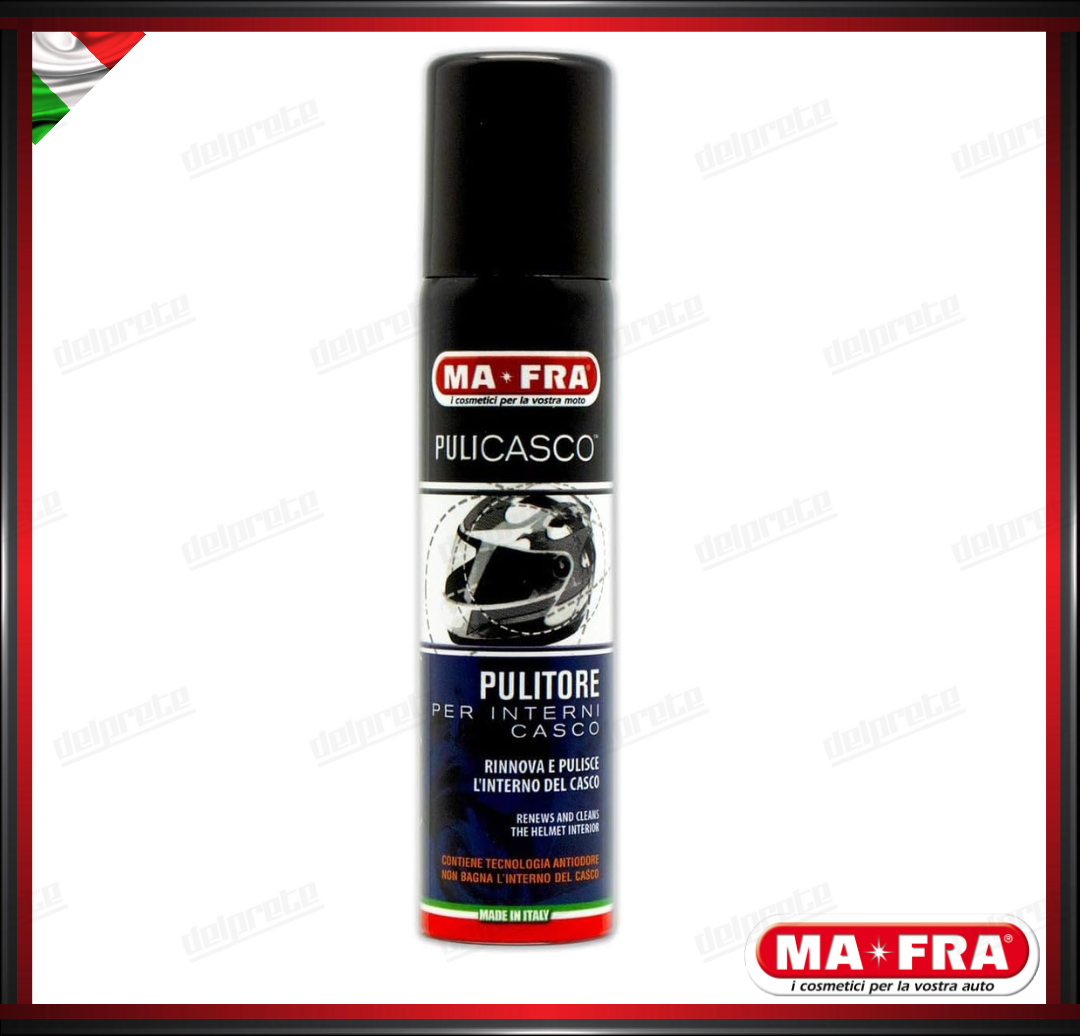 MAFRA - PULICASCO PULITORE CASCO INTERNI DISINFETTANTE ANTIODORE NEUTRO 75ML