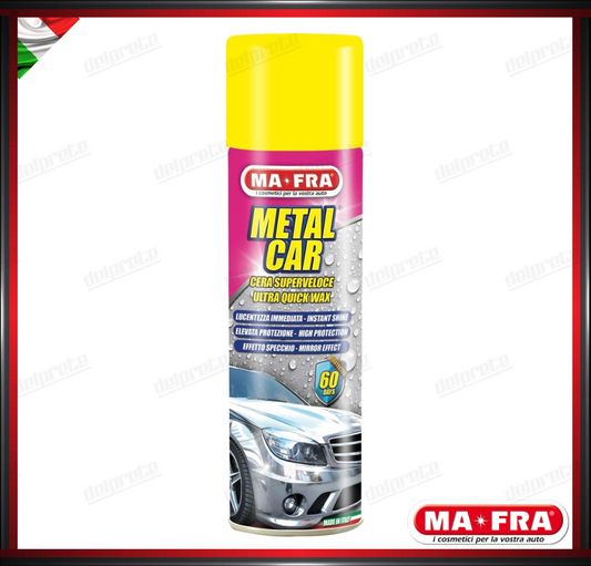 MAFRA - METAL CAR CERA SPRAY LUCIDANTE PROTETTIVO PER CARROZZERIA 500ML