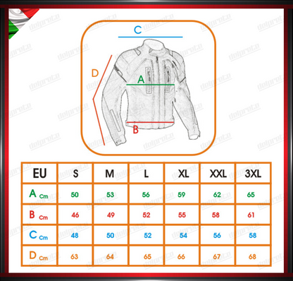 GIACCA MOTO IN TESSUTO CORDURA BIANCO TERMICA E SFODERABILE IMPERMEABILE OMOLOGATO CE