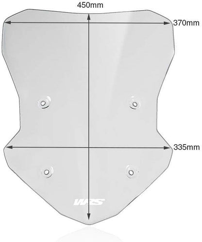 WRS - CUPOLINO TOURING FUME' WRS BMW F 900 XR 2020-2024