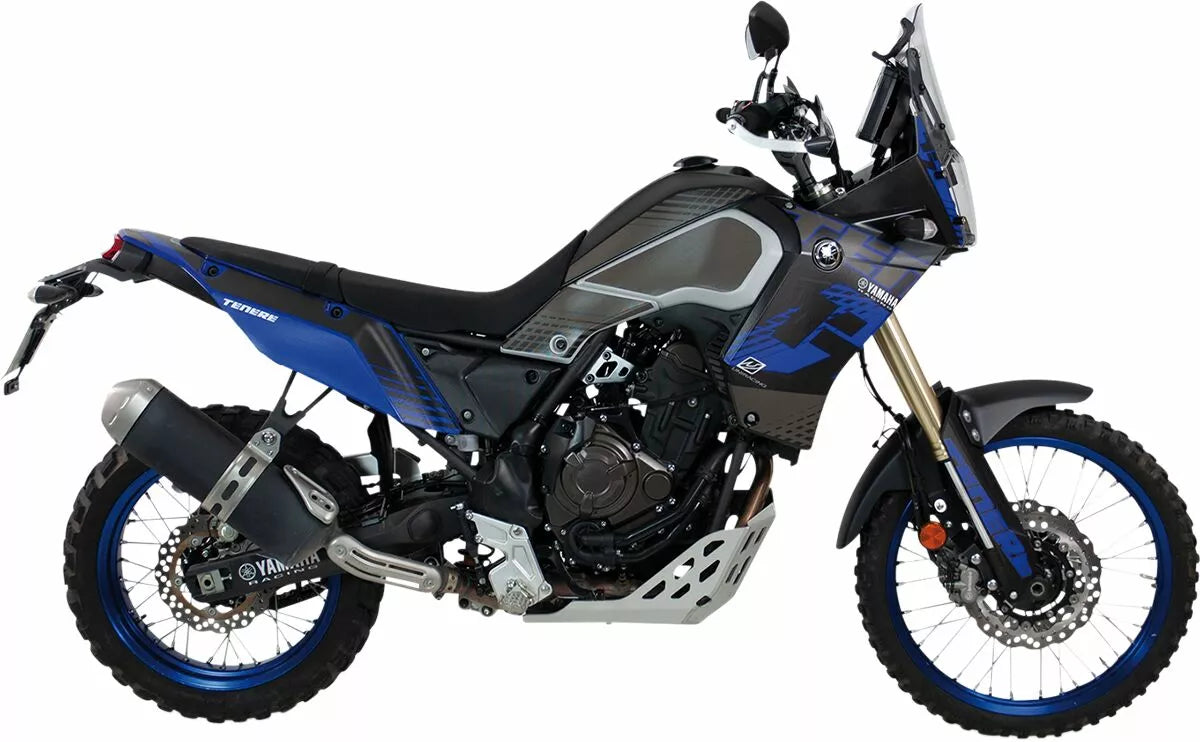 KIT ADESIVI GRAFICHE YAMAHA TENERE 700 BLU - GRAFICA ADVENTURES DESIGN