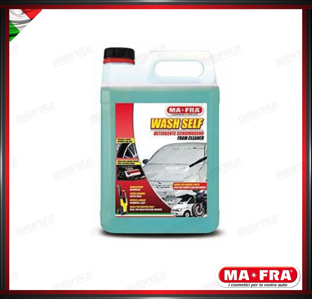 MAFRA - WASH SELF DETERGENTE SCHIUMOGENO 5000 ML PER LANCIA IDROPULITRICE