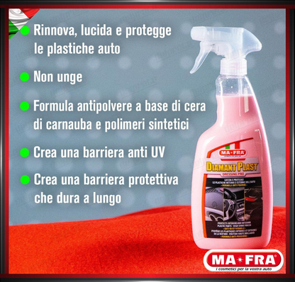 MAFRA - DIAMANT PLAST DRESSING PRO RINNOVA LUCIDA PROTEGGE PLASTICA 750ML