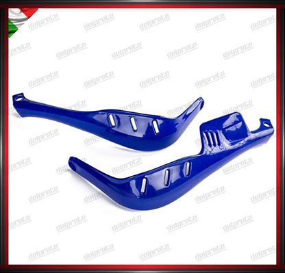 PARAMANI MOTO BLU ENDURO CROSS MOTARD ADVENTURE UNIVERSALI MANUBRIO ABS PLASTIC